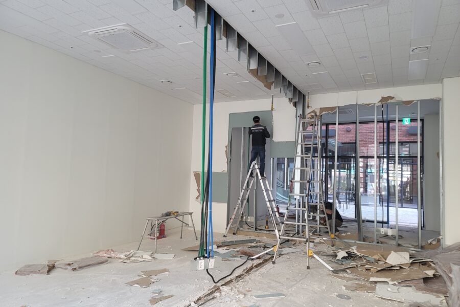 수원 영통 상가 리모델링 철거 작업
