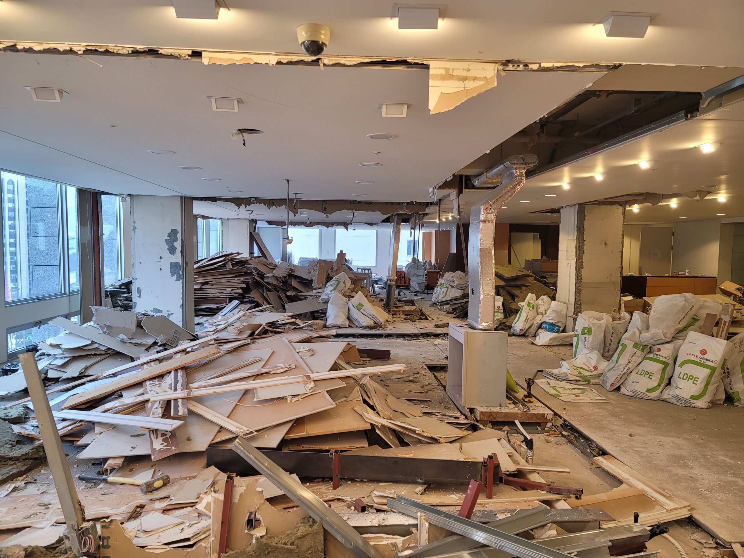 공간철거 상가 및 인테리어 철거 현장