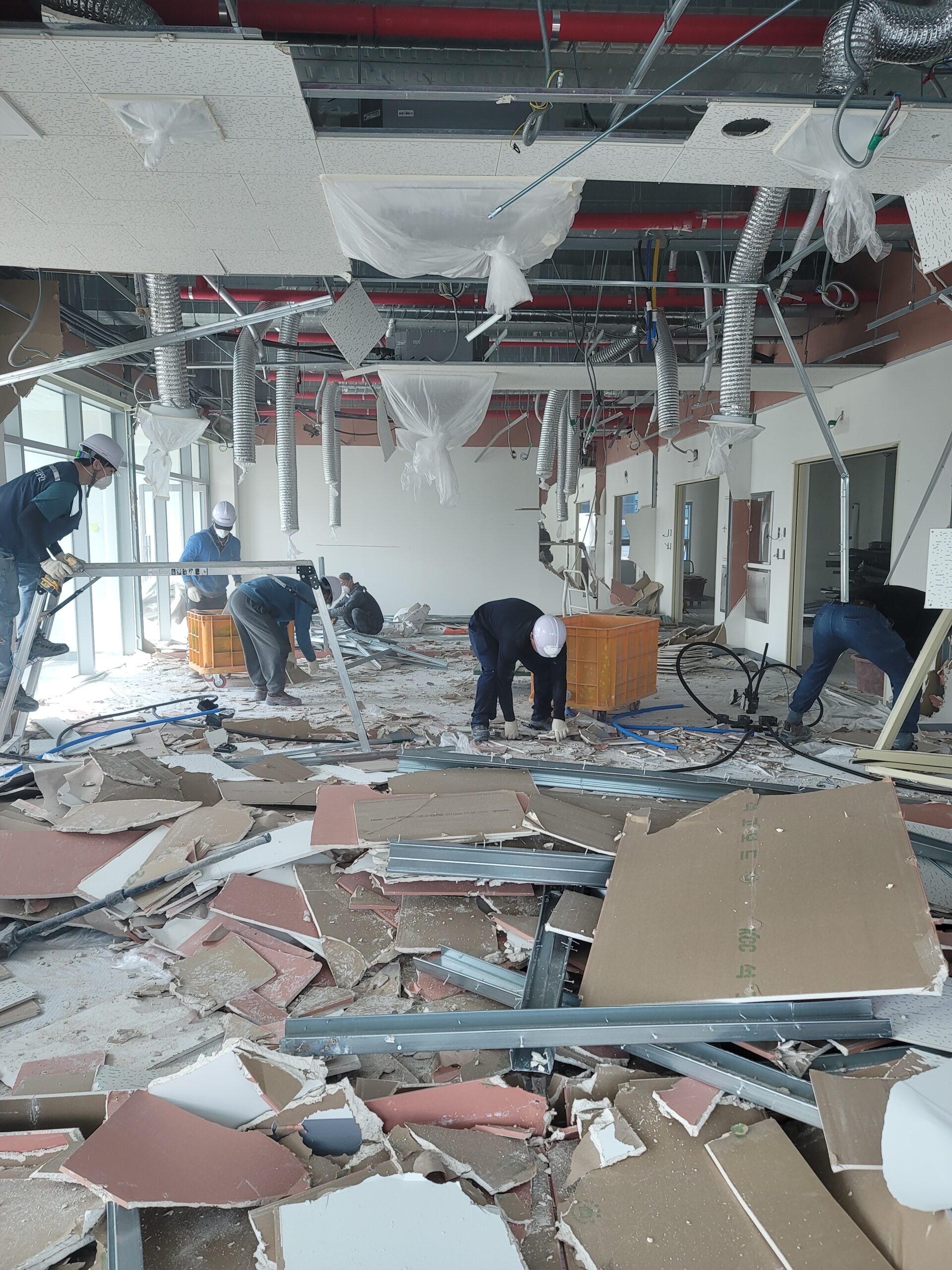 공간철거 철거 현장 작업 사진