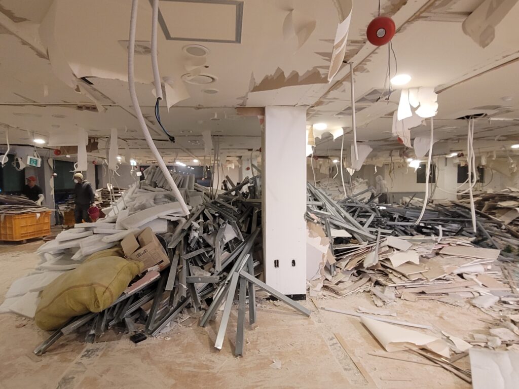 부천 철거업체 작업 현장