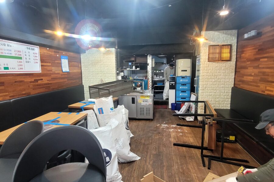 폐기물처리업체 식당 집기 및 대형 폐기물 처리 현장